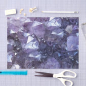 Amethyst Kristallgruppe Seidenpapier (Handwerk)