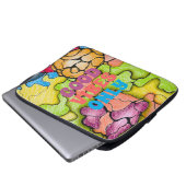 Amethyst Laptopschutzhülle (Vorne Knopf)