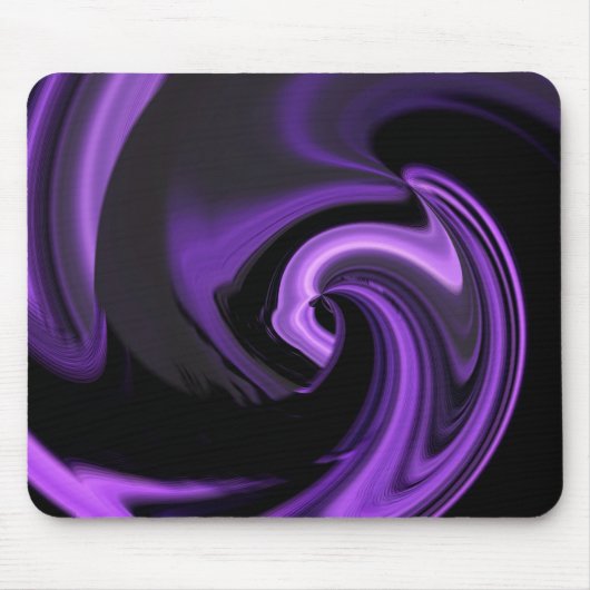 Amethyst Lila Abstrakt Heart Mousepad (Vorne)