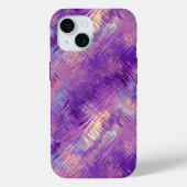 Amethyst Lila Crystal Gel Textur Case-Mate iPhone Hülle (Rückseite)