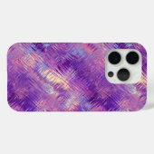 Amethyst Lila Crystal Gel Textur Case-Mate iPhone Hülle (Rückseite (Horizontal))