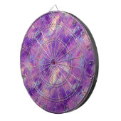 Amethyst Lila Crystal Gel Textur Dartscheibe (Vorderseite rechts)