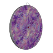 Amethyst Lila Crystal Gel Textur Dartscheibe (Vorderseite Links)