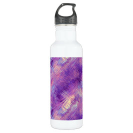 Amethyst Lila Crystal Gel Textur Edelstahlflasche
