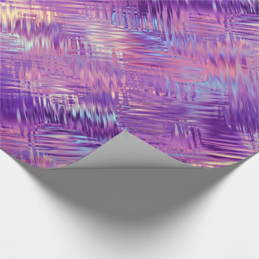 Amethyst Lila Crystal Gel Textur Geschenkpapier (Ecke)