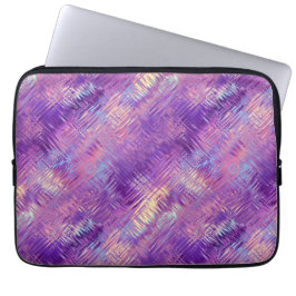 Amethyst Lila Crystal Gel Textur Laptopschutzhülle