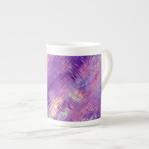 Amethyst Lila Crystal Gel Textur Porzellantasse