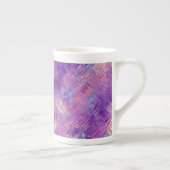 Amethyst Lila Crystal Gel Textur Porzellantasse (Rechts)