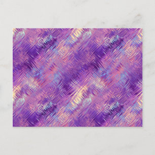 Amethyst Lila Crystal Gel Textur Postkarte