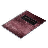 Amethyst Lila | Eggplant Plum Wine Poetry Notizblock (Linke Seite)