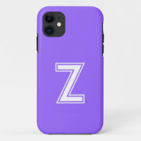 Amethyst Lila Farbe | Minimalistisch Monogramm
