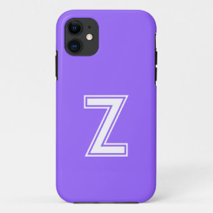 Amethyst Lila Farbe Minimalistisch Monogramm Case-Mate iPhone Hülle