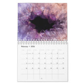 Amethyst Lila Gemstone Crystal Ästhetik Kalender (Feb 2026)