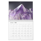 Amethyst Lila Gemstone Crystal Ästhetik Kalender (Jan 2026)