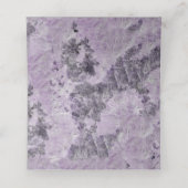 Amethyst lila geode Marmor Hochzeitskorb Platzkarte (Innenseite Aufgefaltet)