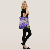 Amethyst Lila Irises Garden Tasche (Am Model)