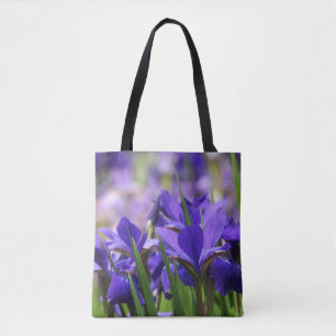 Amethyst Lila Irises Tasche