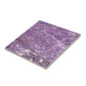 Amethyst - Lila Kristall Fliese (Seite)