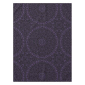 Amethyst Lila Mandala mit komplizierter Symmetrie Tischdecke (Vorderseite)