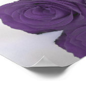 Amethyst Lila Rose 6 Tabelle Hochzeitstabelle Poster (Ecke)
