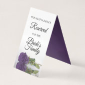 Amethyst Lila Rose Reserviert Hochzeitsstimmung Pl (Rückseite)