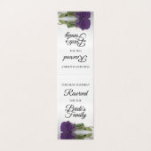Amethyst Lila Rose Reserviert Hochzeitsstimmung Pl (Außenseite Aufgefaltet)