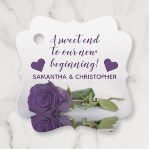Amethyst Lila Rose Süß Ende Neu Beginnen Geschenkanhänger