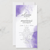 Amethyst Lila Script Silver Program (Vorderseite)