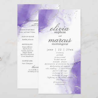 Amethyst Lila Script Silver Program