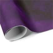 Amethyst Lila & Silver Agate Marble Wedding Geschenkpapier (Rolleneckpunkt)
