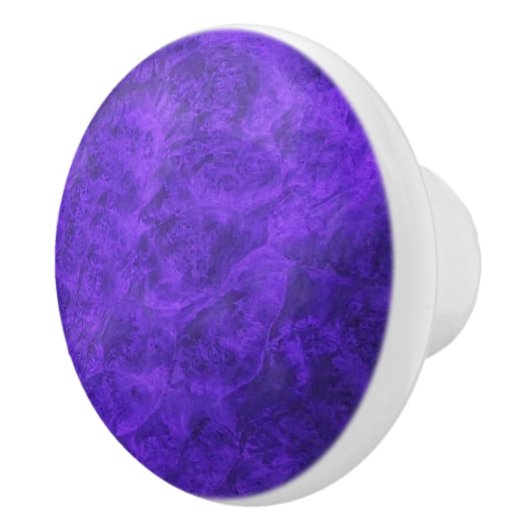 Amethyst Lila Velvet Keramik Pull Keramikknauf (Rechts)