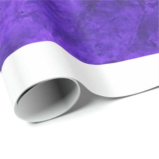 Amethyst Lila Velvet Wrapping Paper Geschenkpapier (Rolleneckpunkt)