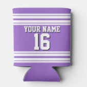 Amethyst Lila Whisky Team Jersey Name Dosenkühler (Rückseite)