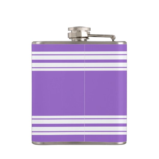 Amethyst Lila Whisky Team Jersey Name Flachmann (Rückseite)