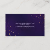 Amethyst Magic - Oracle Cards, Ball und Crystals Visitenkarte (Rückseite)