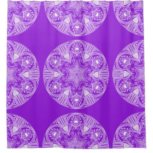 Amethyst Mandala Duschvorhang