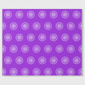 Amethyst Mandala Geschenkpapier (Flach)