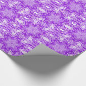 Amethyst Mandala Geschenkpapier (Ecke)
