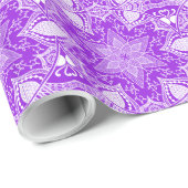 Amethyst Mandala Geschenkpapier (Rolleneckpunkt)