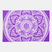 Amethyst Mandala Geschirrtuch (Horizontal)