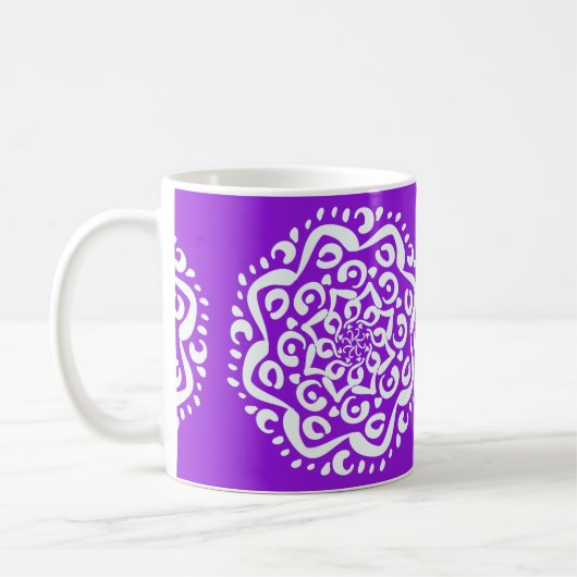 Amethyst Mandala Kaffeetasse (Links)