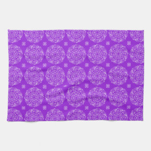 Amethyst Mandala Küchentuch