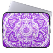 Amethyst Mandala Laptopschutzhülle (Vorderseite)