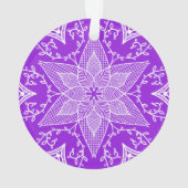 Amethyst Mandala Ornament (Rückseite)