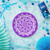 Amethyst Mandala Pappteller (Party)
