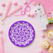 Amethyst Mandala Pappteller (Party)