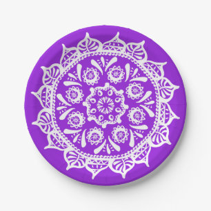 Amethyst Mandala Pappteller