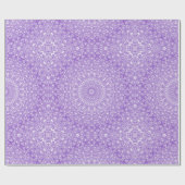 Amethyst Mandala Pattern Design Geschenkpapier (Flach)