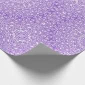 Amethyst Mandala Pattern Design Geschenkpapier (Ecke)