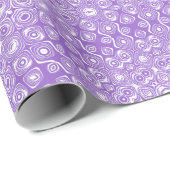 Amethyst Mandala Pattern Design Geschenkpapier (Rolleneckpunkt)